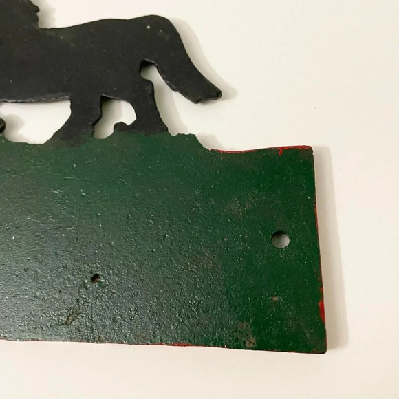 Cast  Iron Horse Welcome Door Hanger Sign Farmhouse Decor - Picture 12 of 16